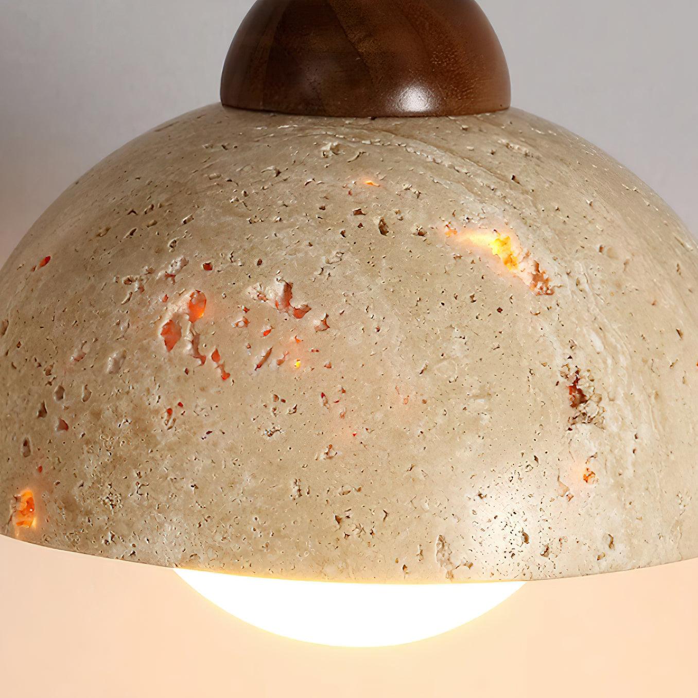 Delvoro Travertine Pendant Light