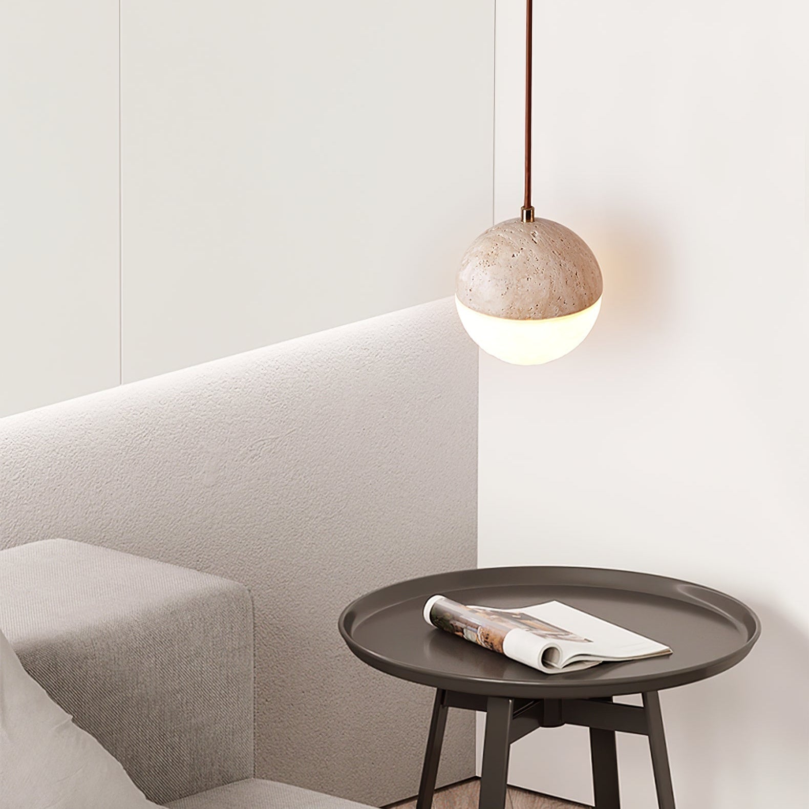 Soteno Natural Stone Pendant Light