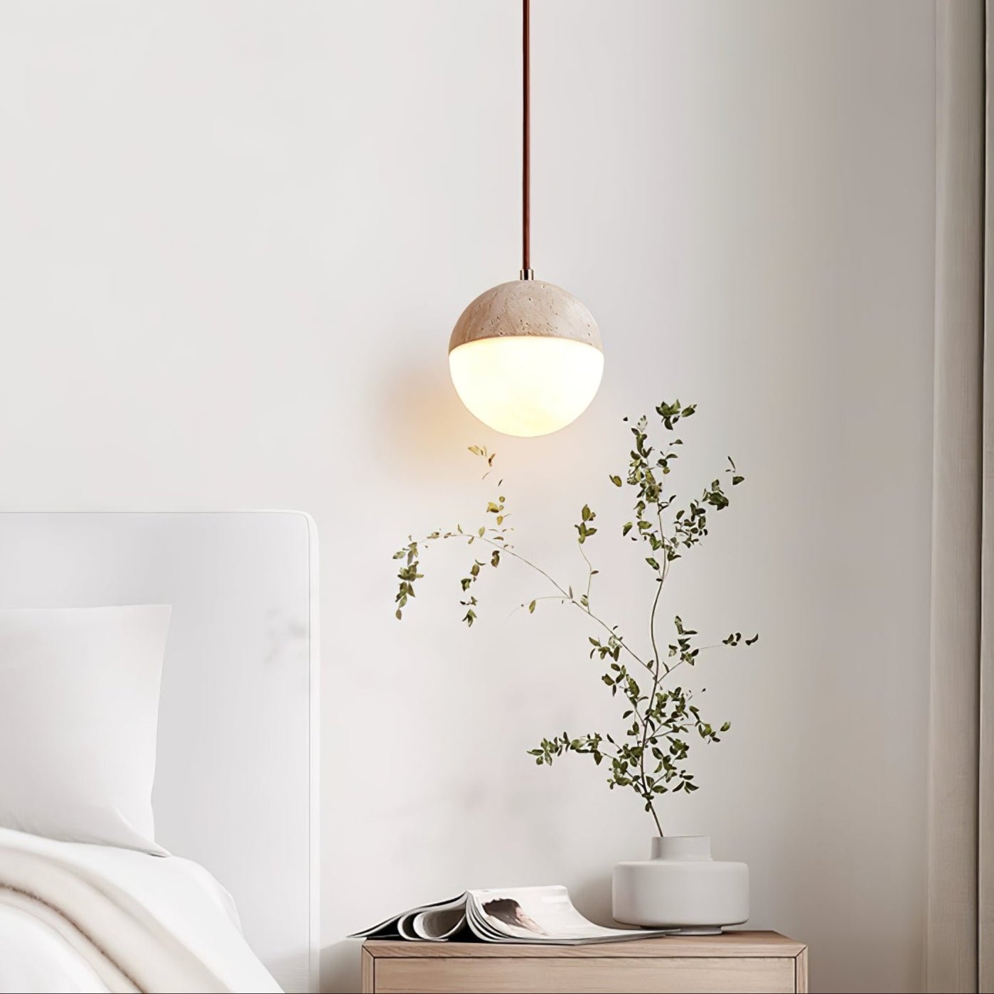 Soteno Natural Stone Pendant Light