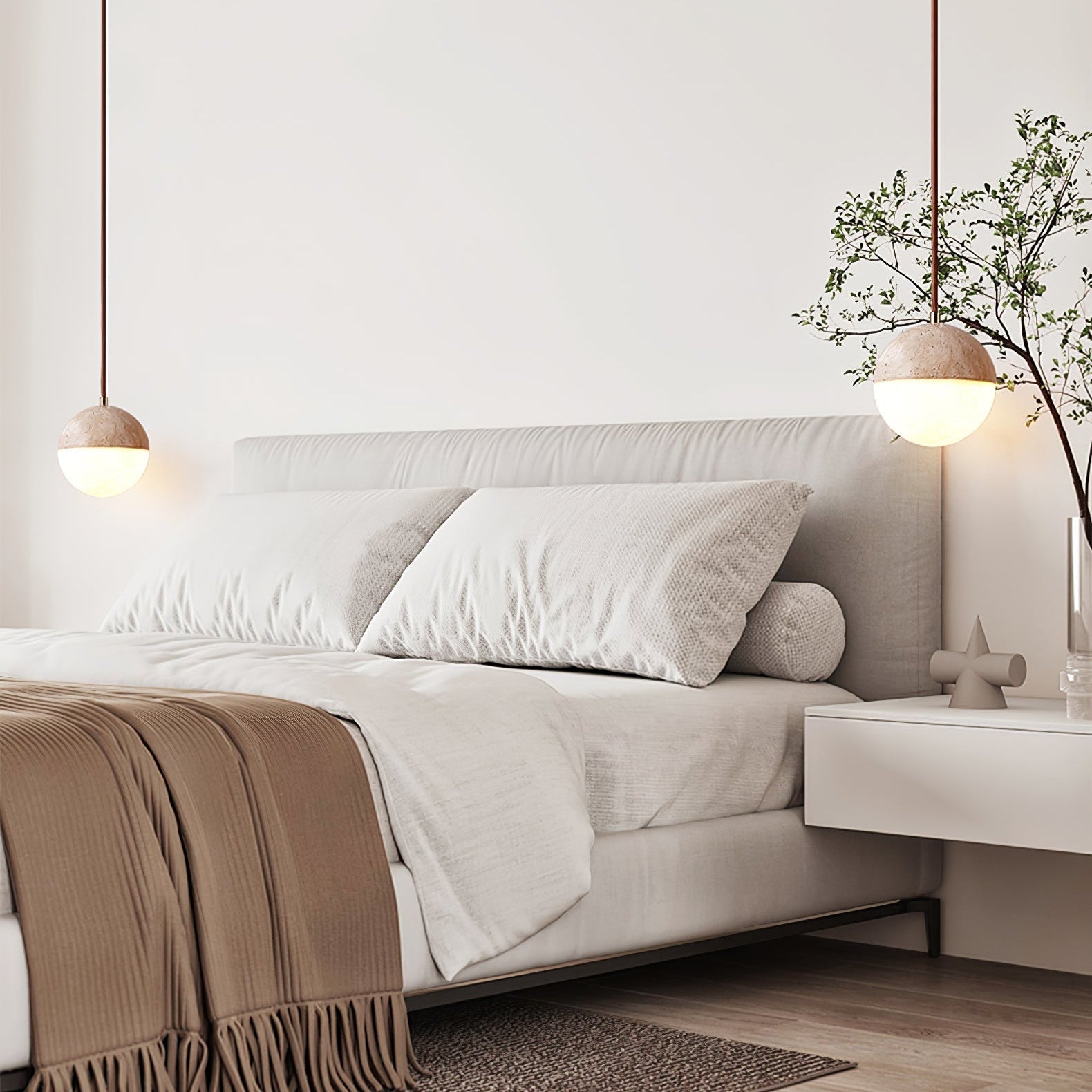 Soteno Natural Stone Pendant Light