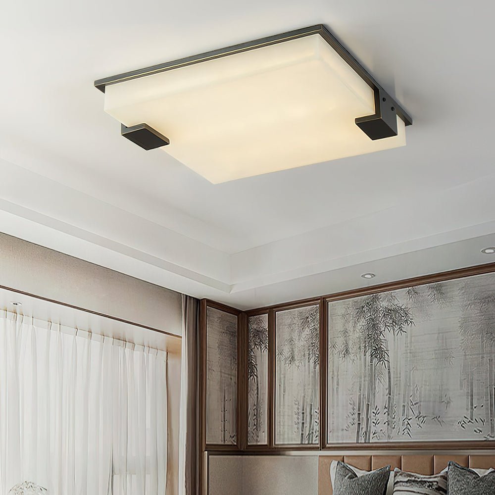 Sqonis Alabaster Ceiling Light