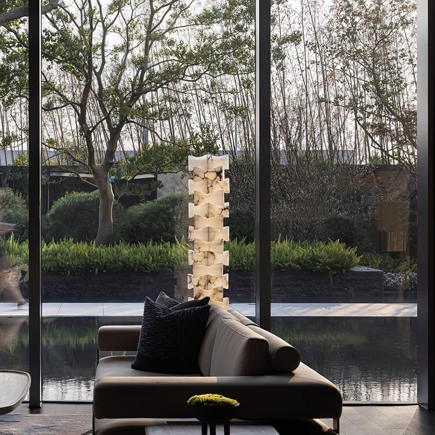 Labescos Alabaster Floor Lamp