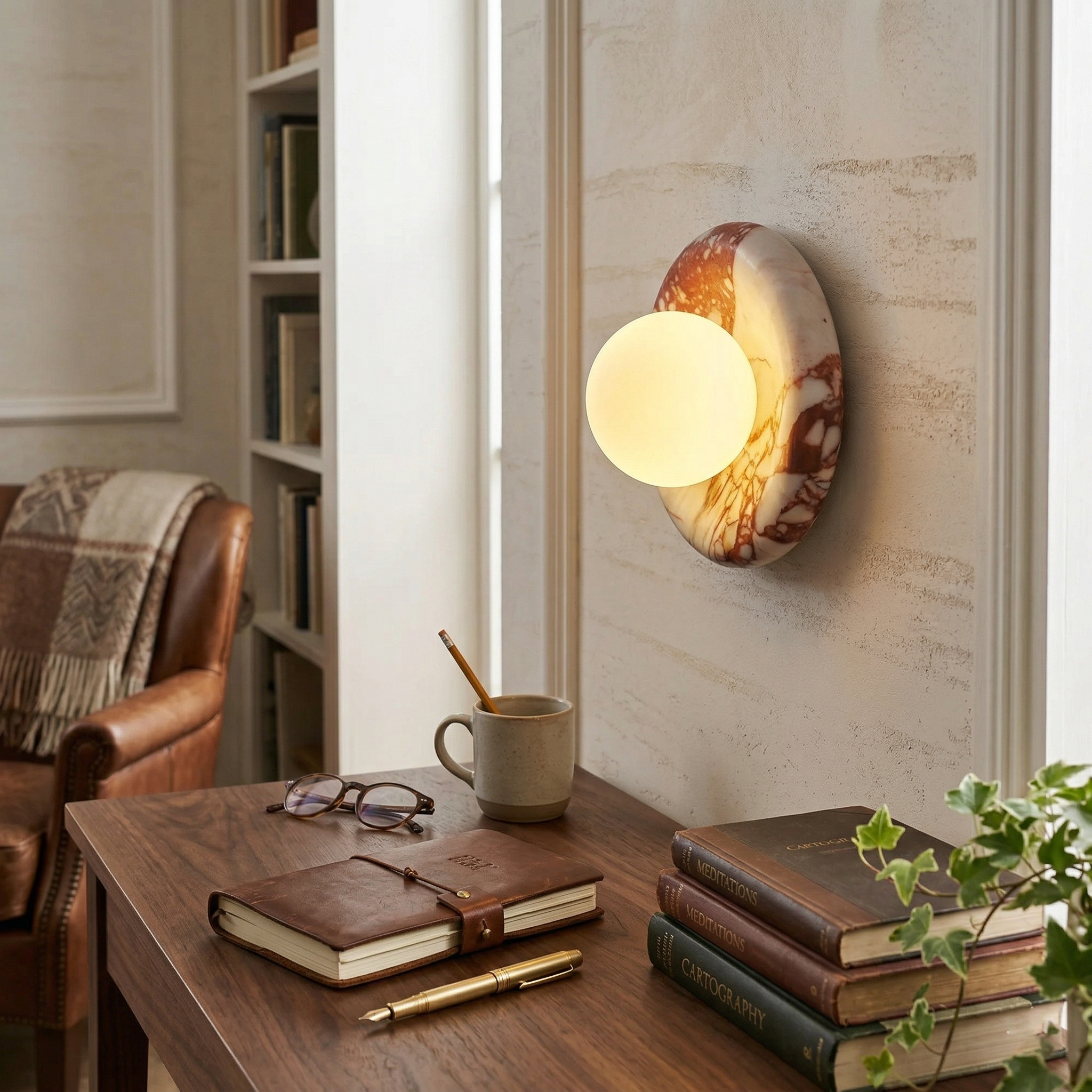 Lumeli Marble Wall Light