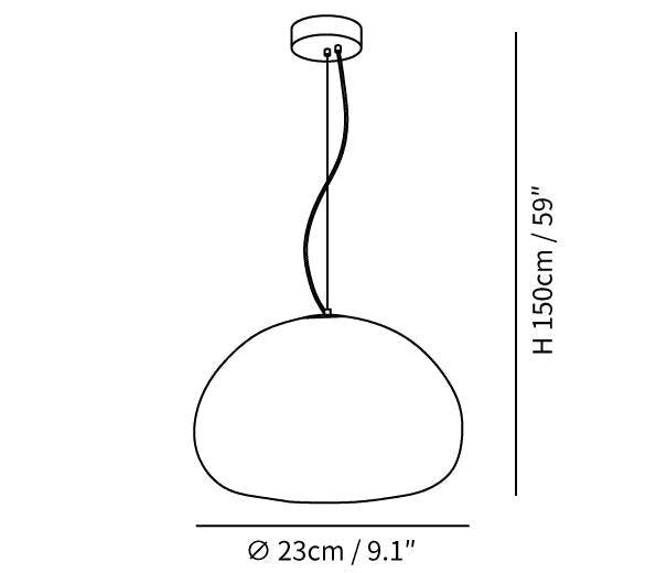 Bunsteal Japandi Style Pendant Light
