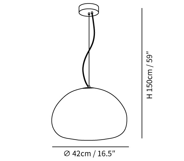 Bunsteal Japandi Style Pendant Light