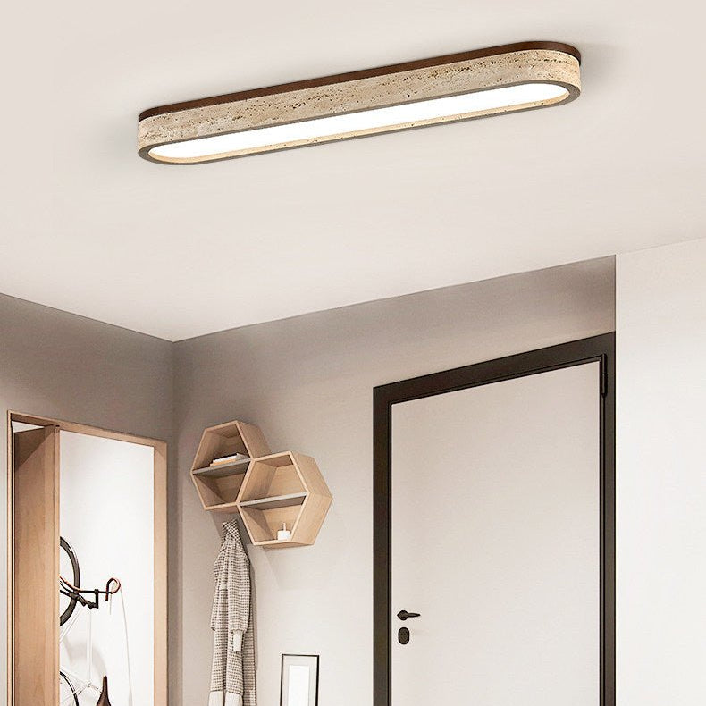 Sotale Travertine Ceiling Light