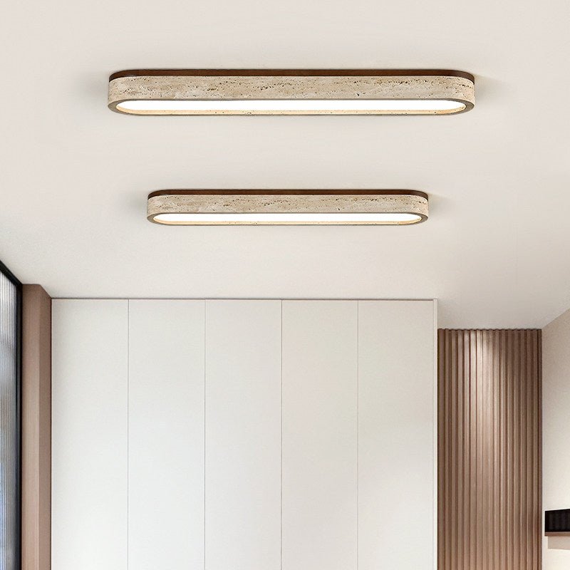 Sotale Travertine Ceiling Light
