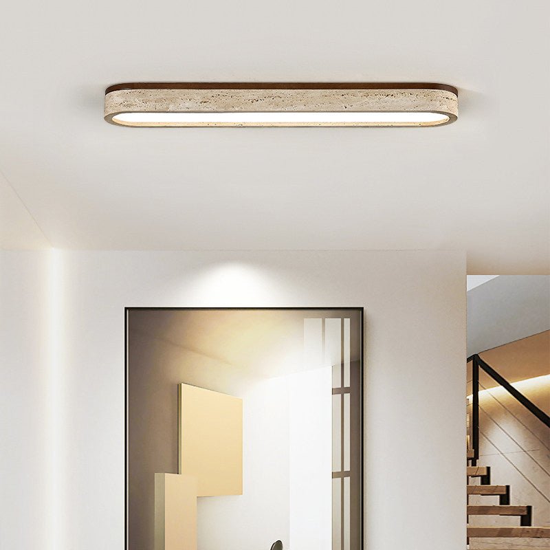 Sotale Travertine Ceiling Light