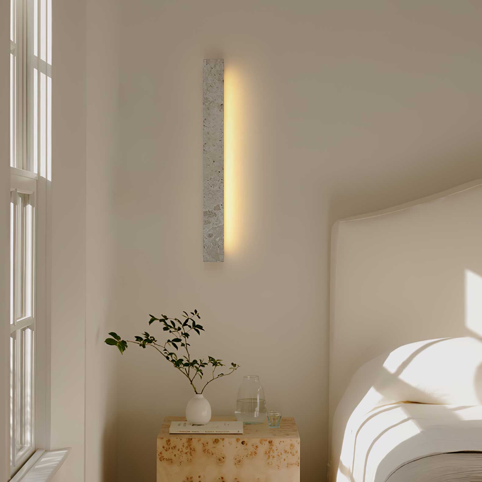 Celome Natural Stone Wall Light
