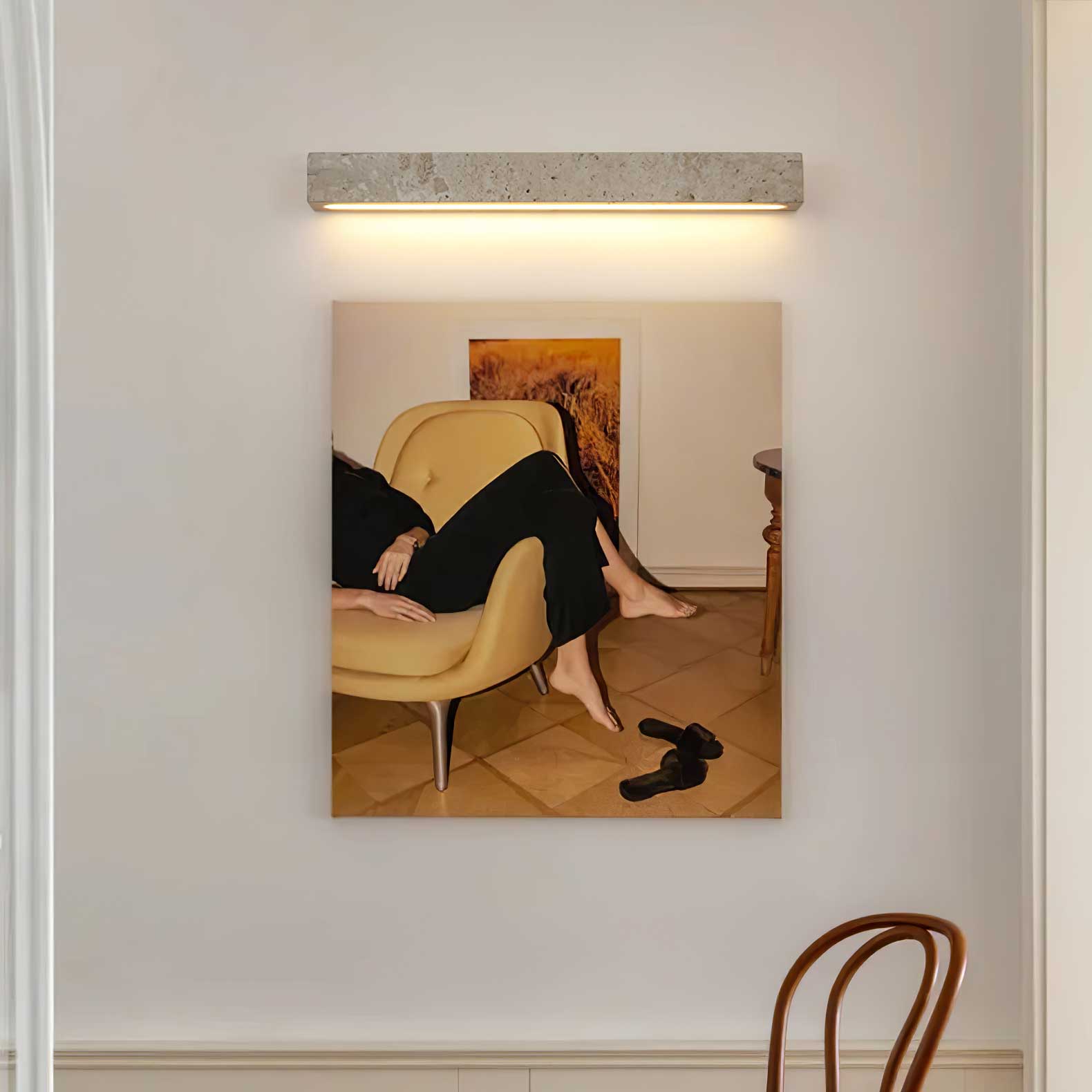 Celome Natural Stone Wall Light