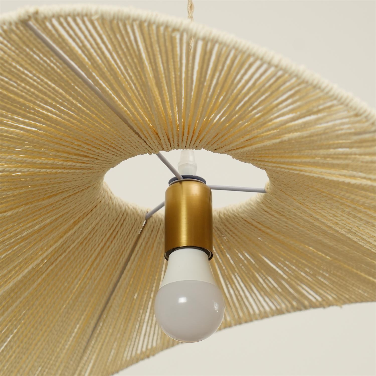 Woovo Hemp Rope Pendant Light