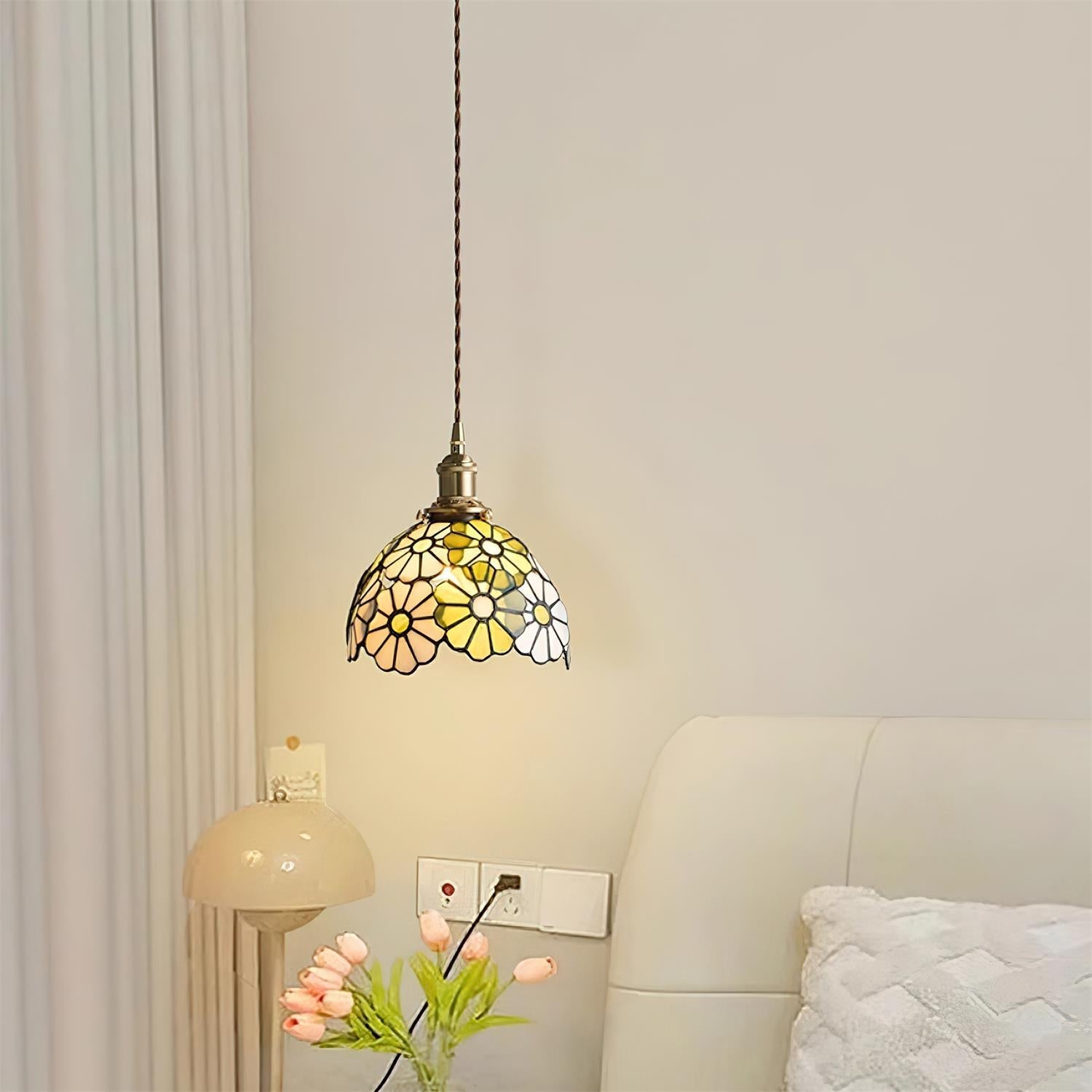 Clyzoner Tiffany Pendant Light