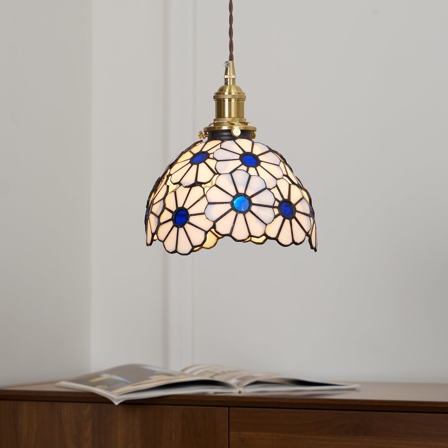 Clyzoner Tiffany Pendant Light