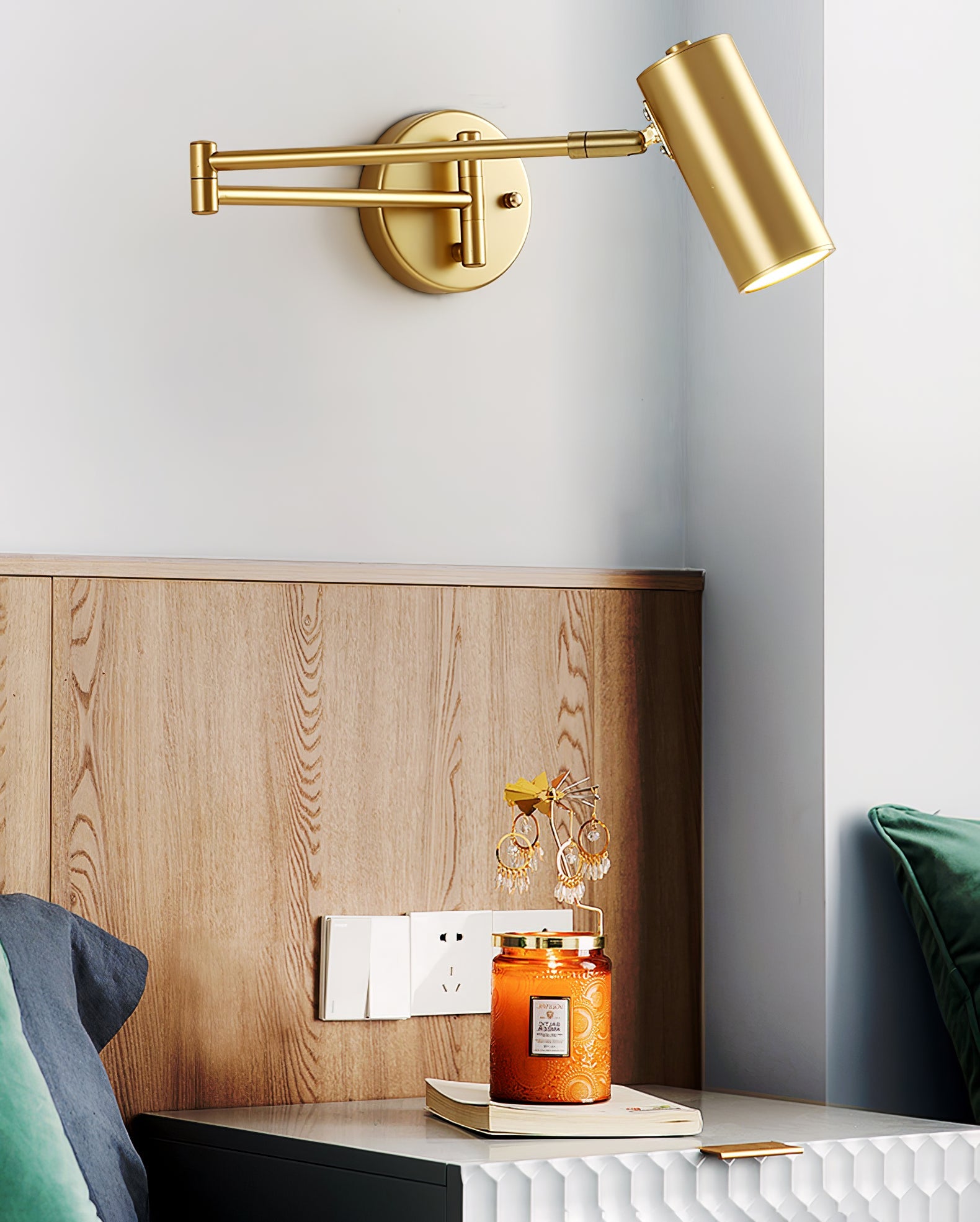 Bexne Swing Arm Wall Light
