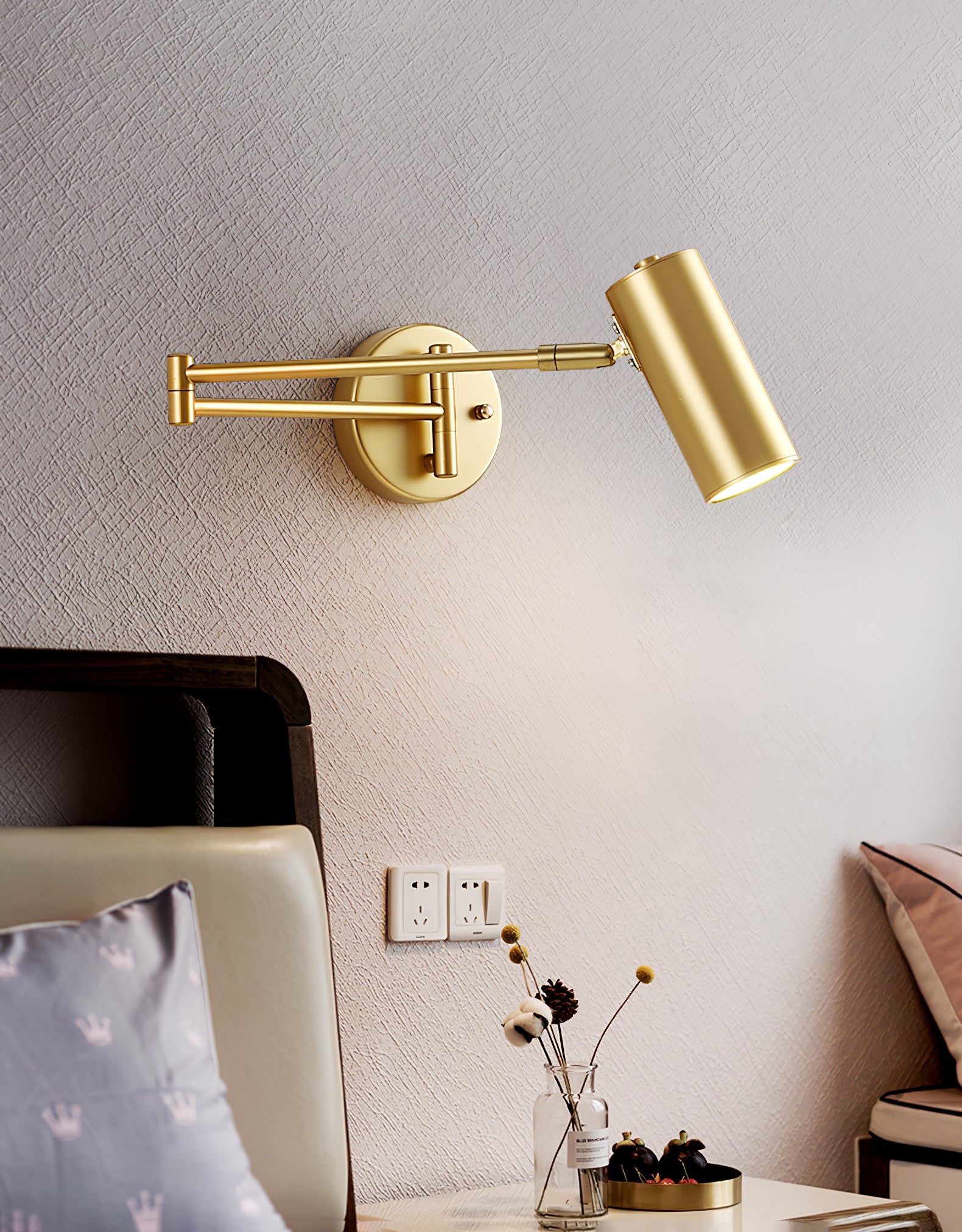 Bexne Swing Arm Wall Light