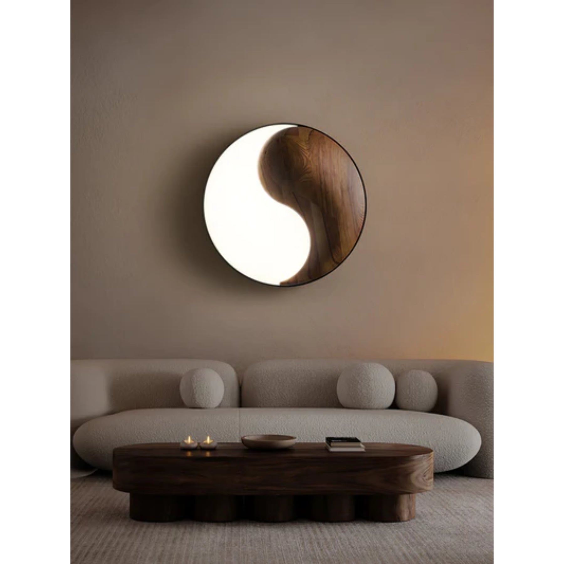 YinYang Design Ceiling Light