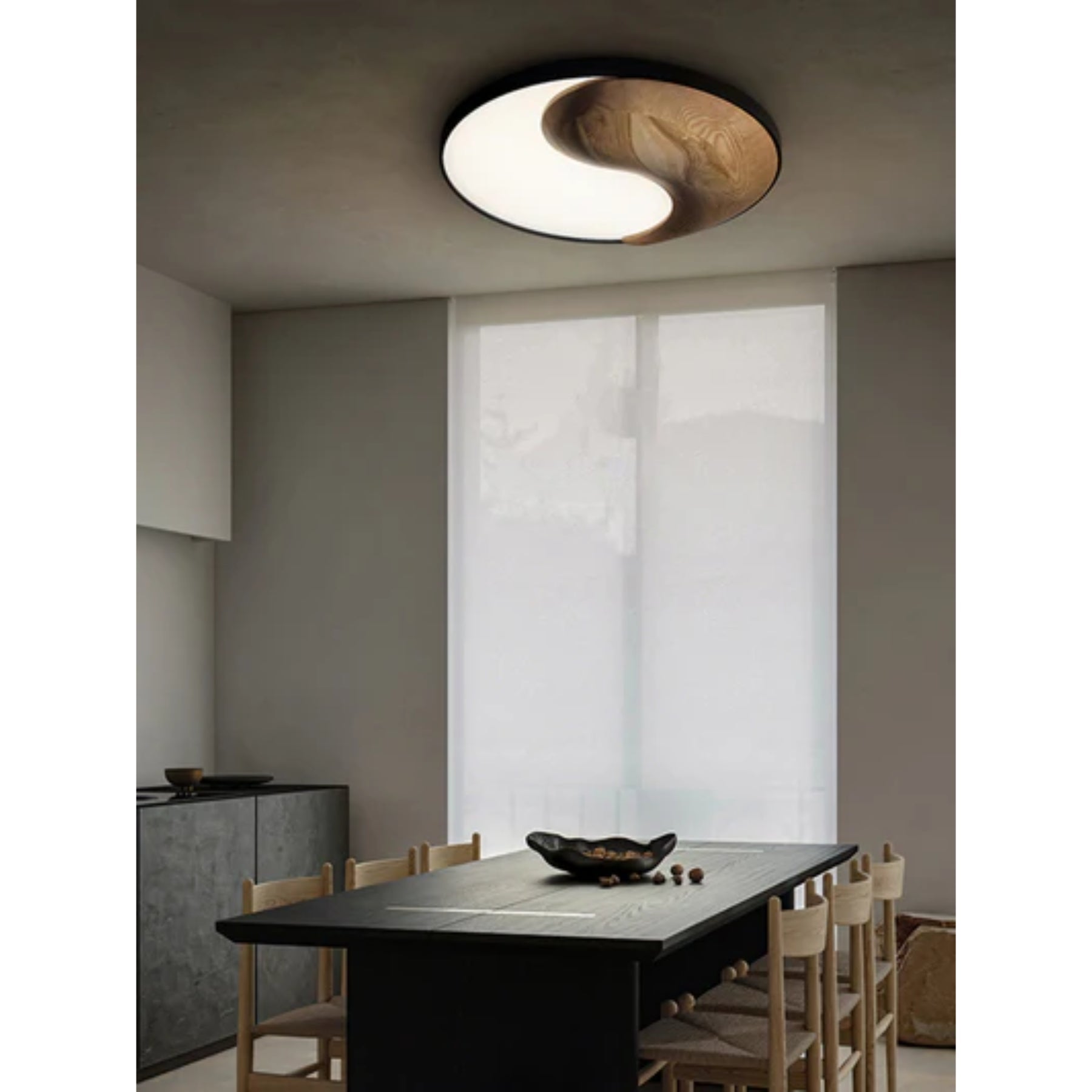 YinYang Design Ceiling Light