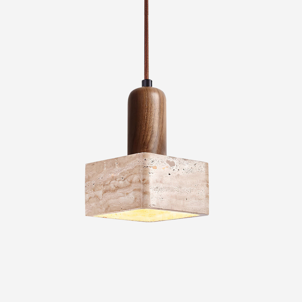 Osethra Travertine Pendant Light