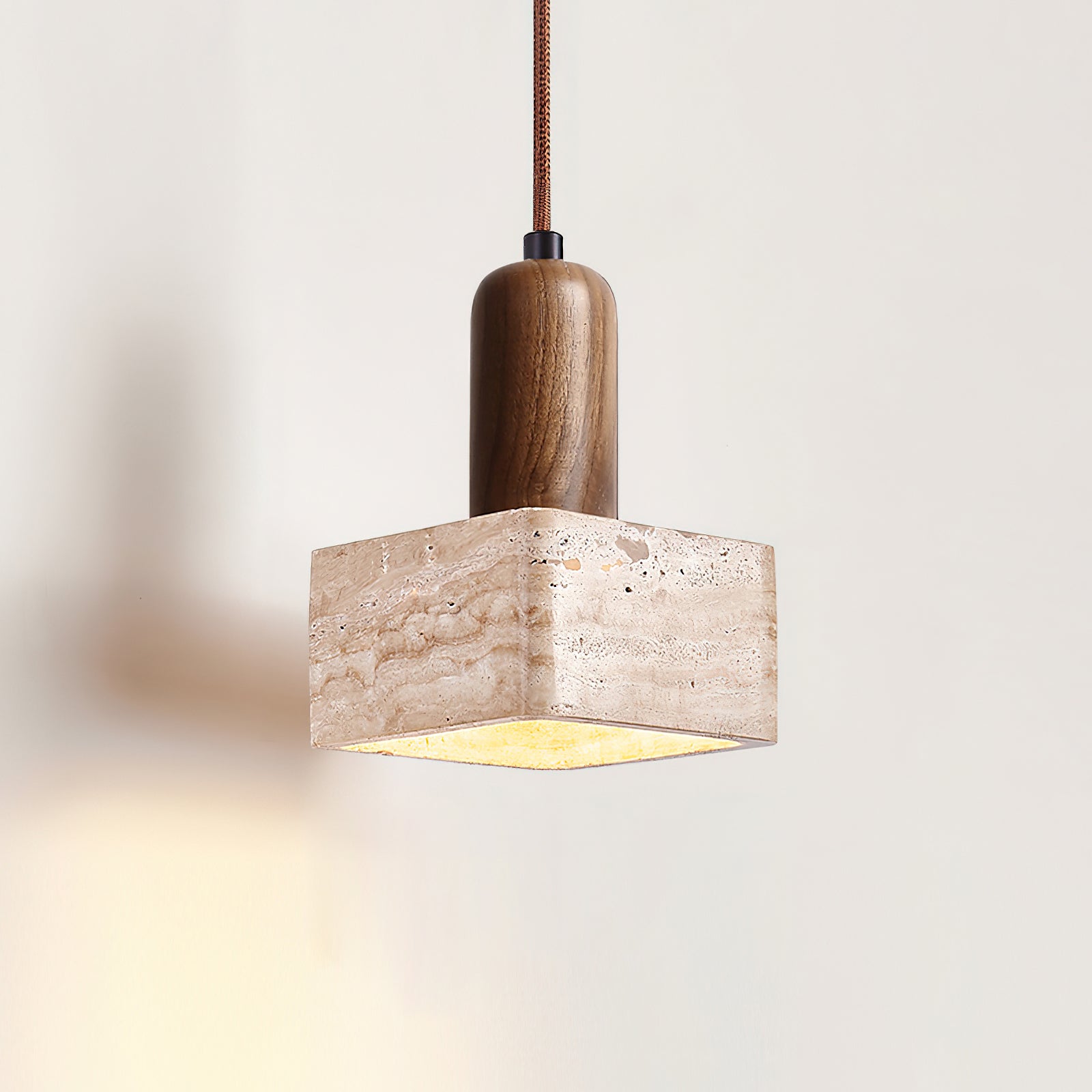 Osethra Travertine Pendant Light
