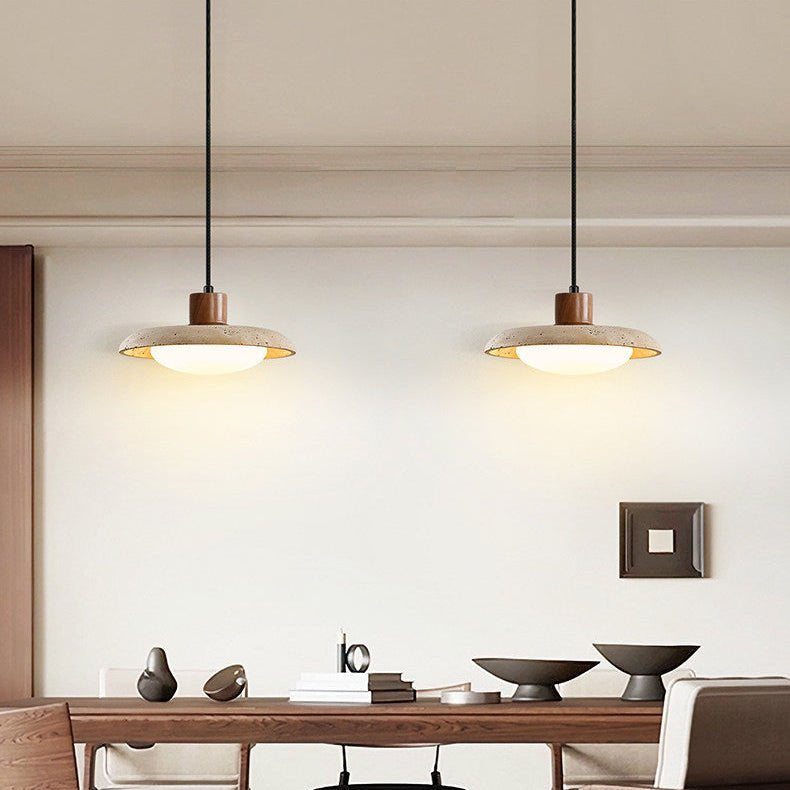 Latova Travertine Pendant Light