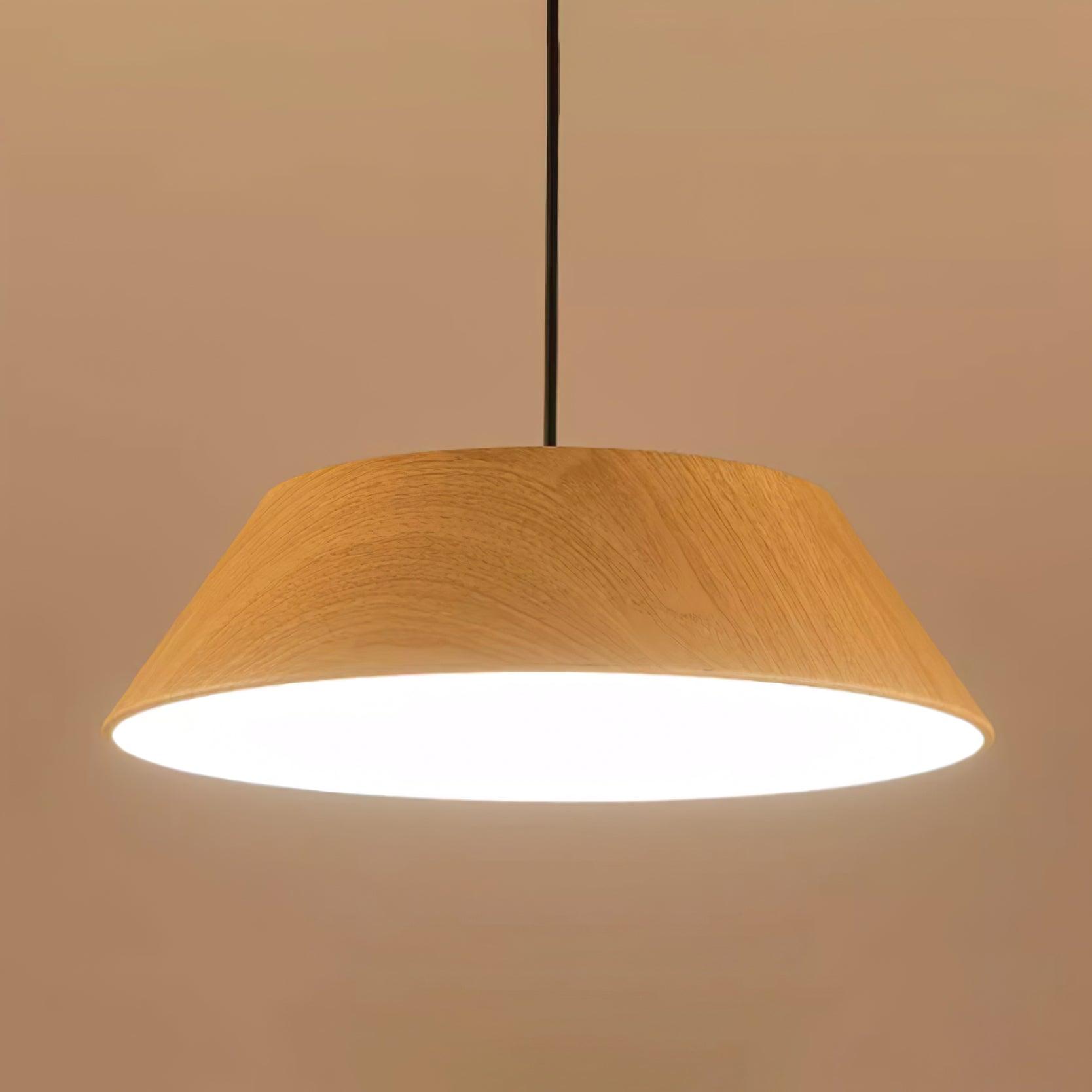 Trallon Wooden Japandi Pendant Light