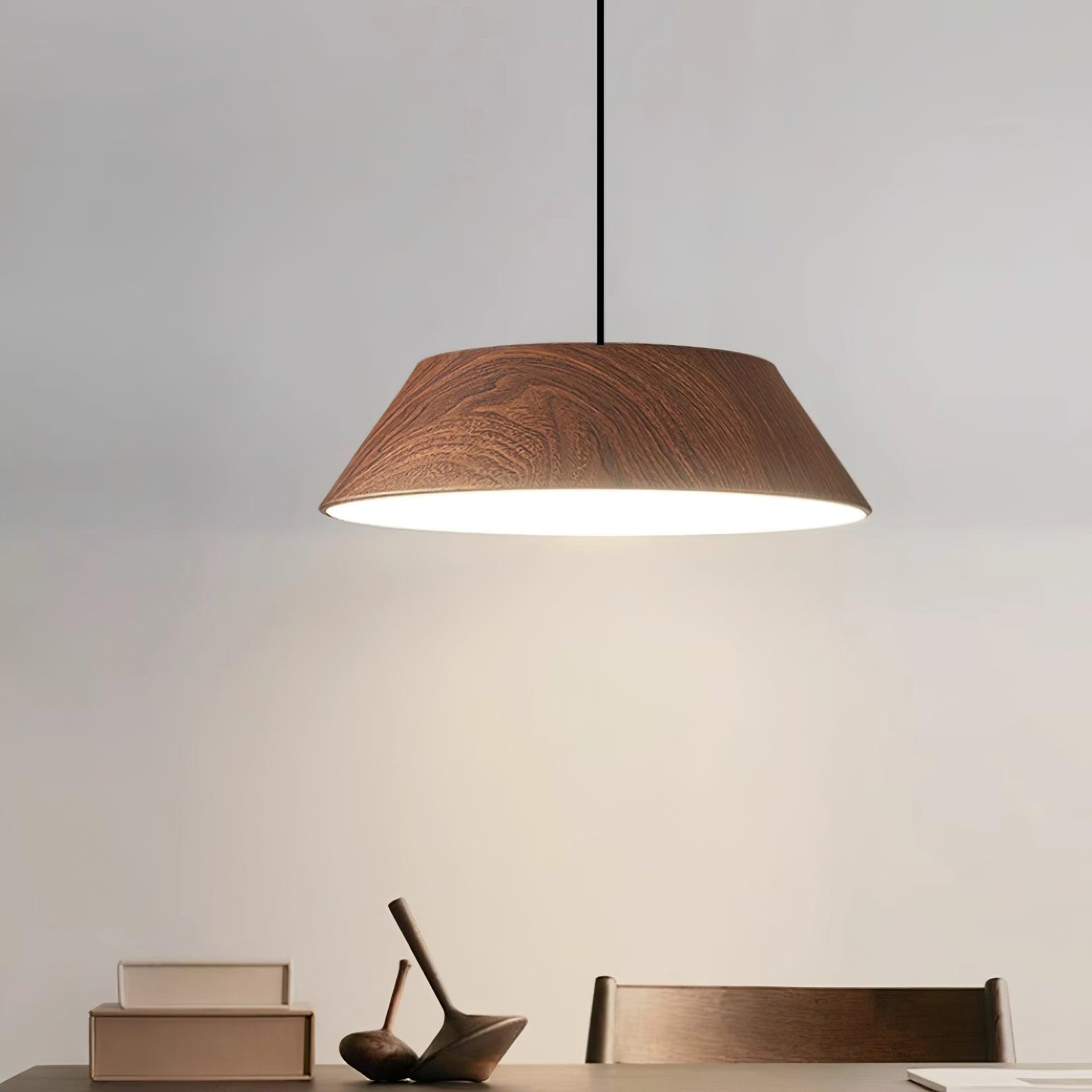 Trallon Wooden Japandi Pendant Light