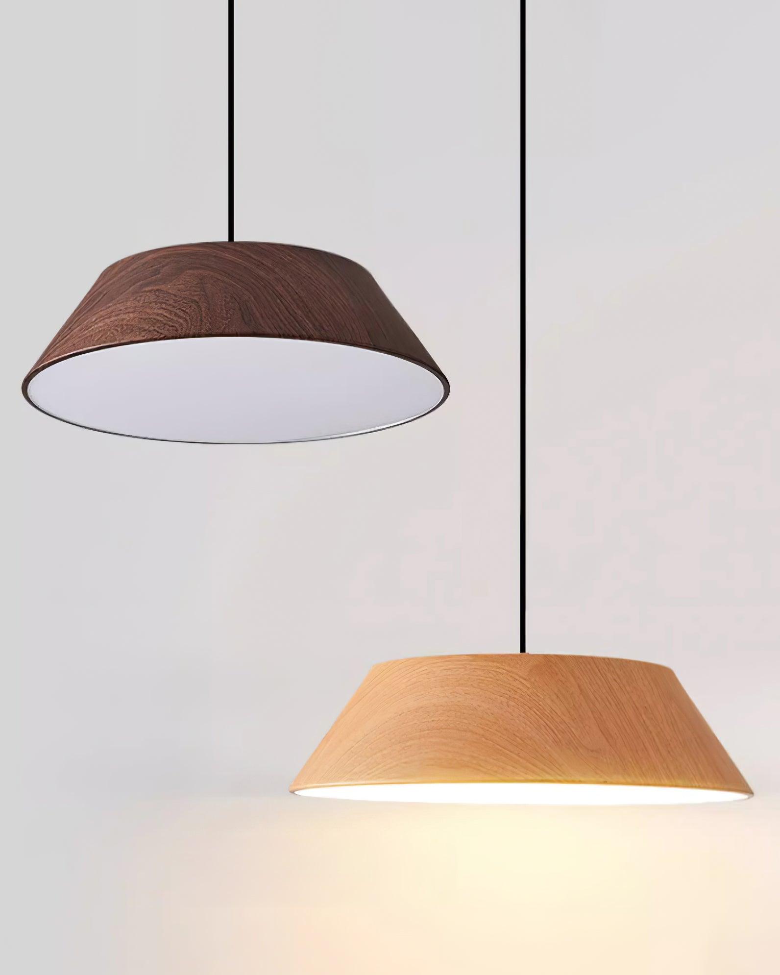 Trallon Wooden Japandi Pendant Light