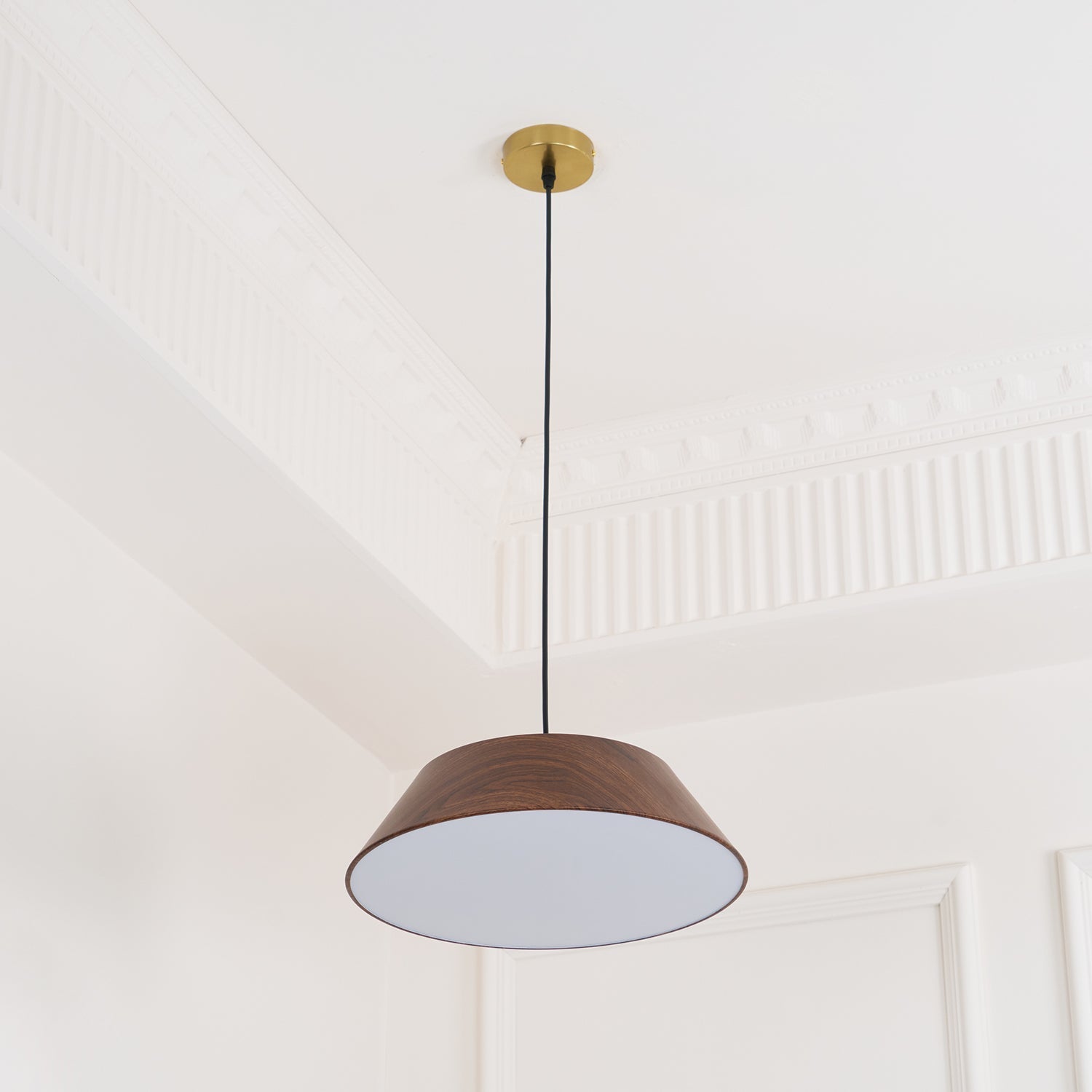 Trallon Wooden Japandi Pendant Light