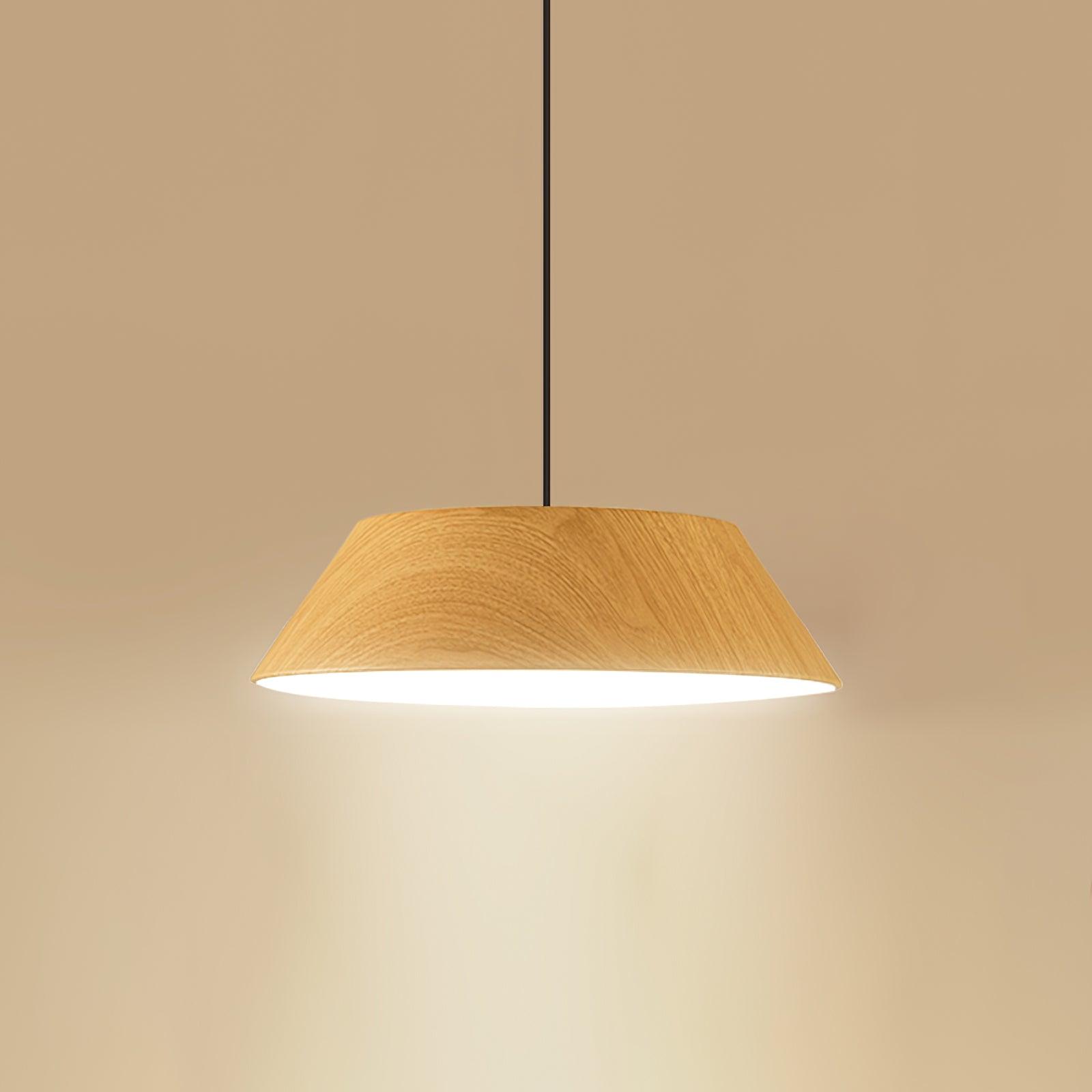 Trallon Wooden Japandi Pendant Light