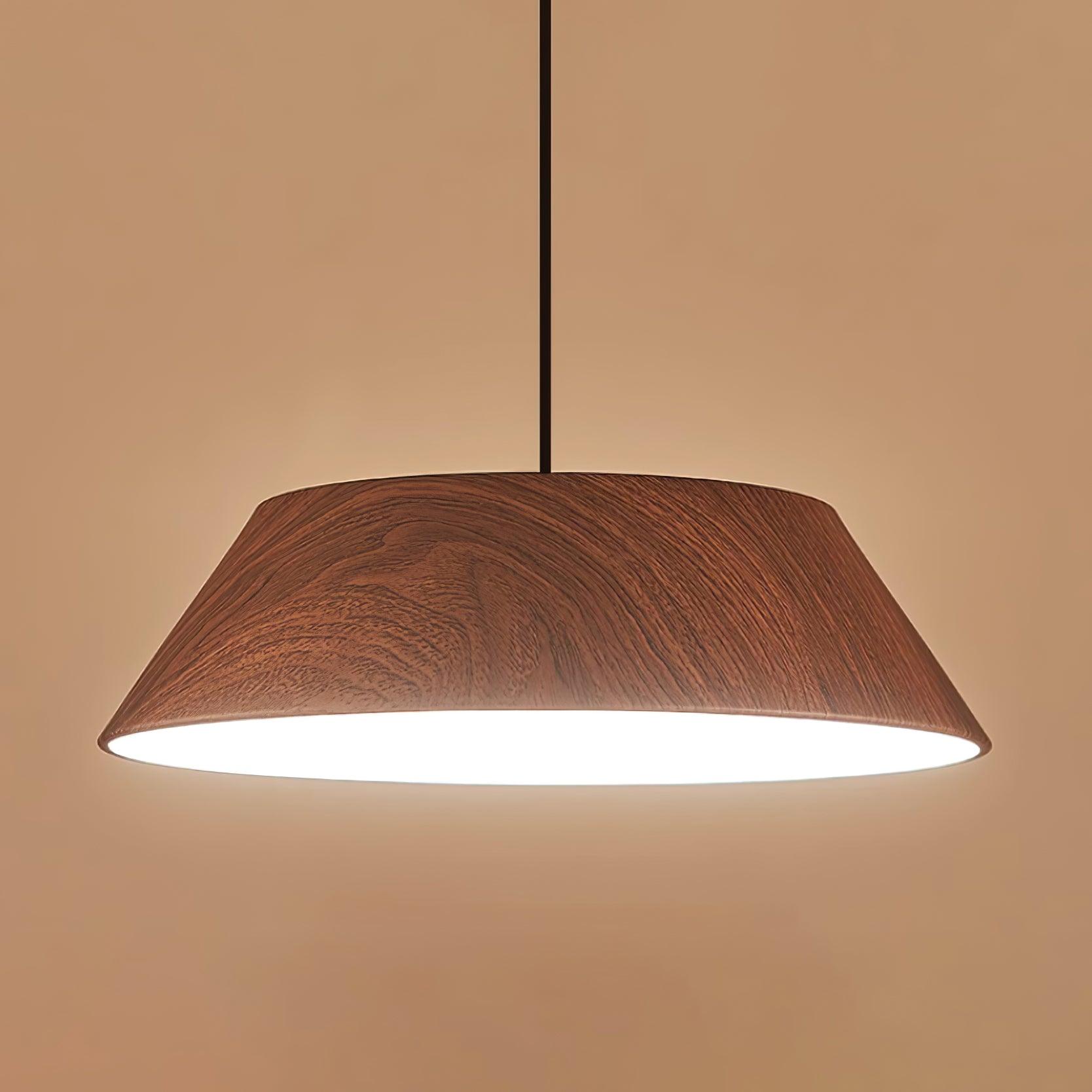 Trallon Wooden Japandi Pendant Light