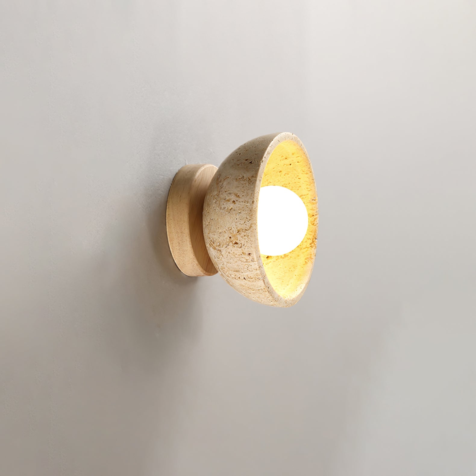 Bovvenz Travertine Wall Light