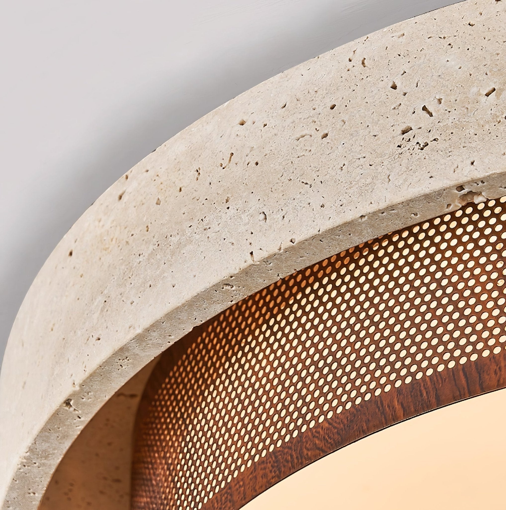 Foagane Natural Stone Ceiling Light