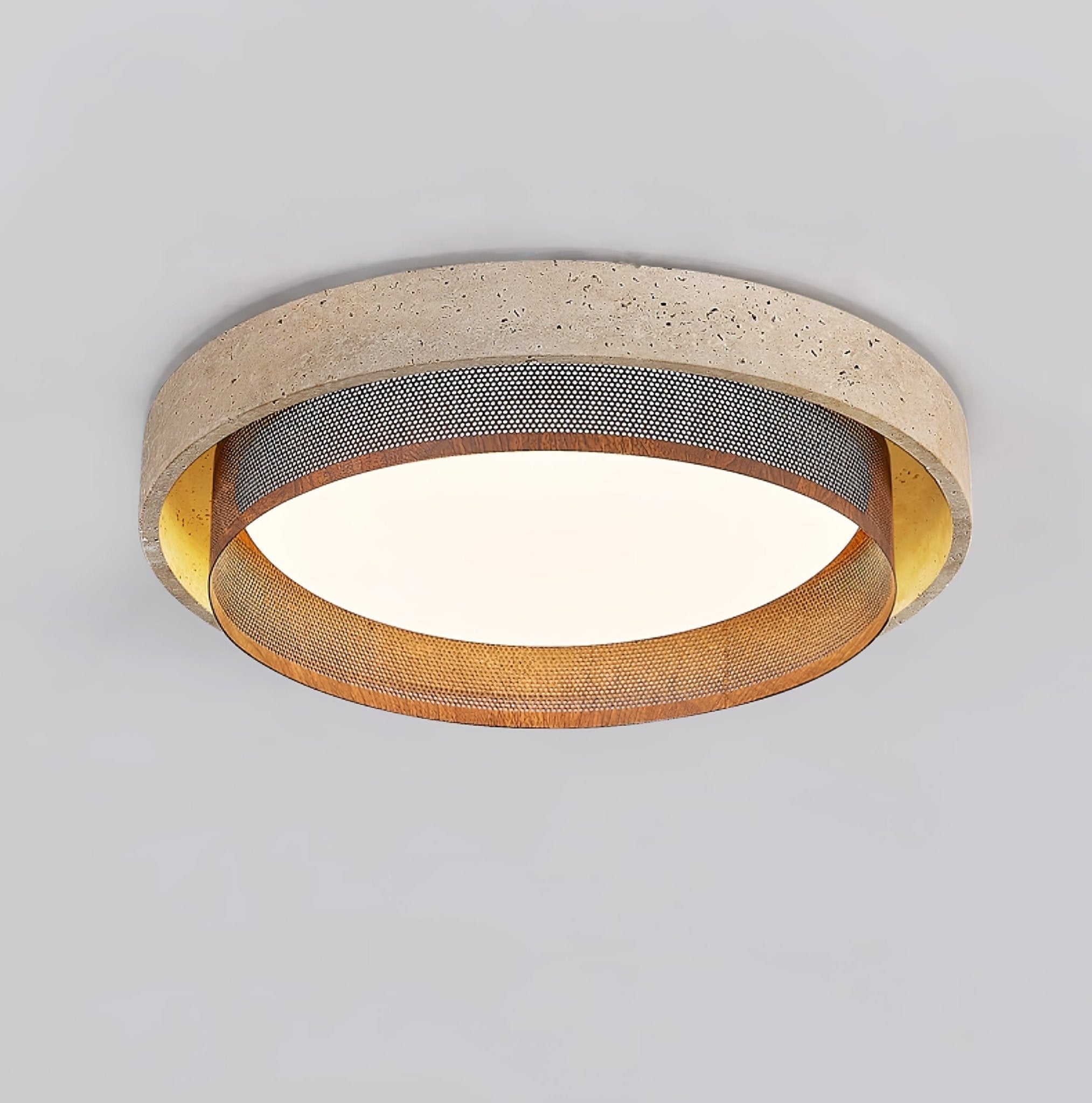 Foagane Natural Stone Ceiling Light