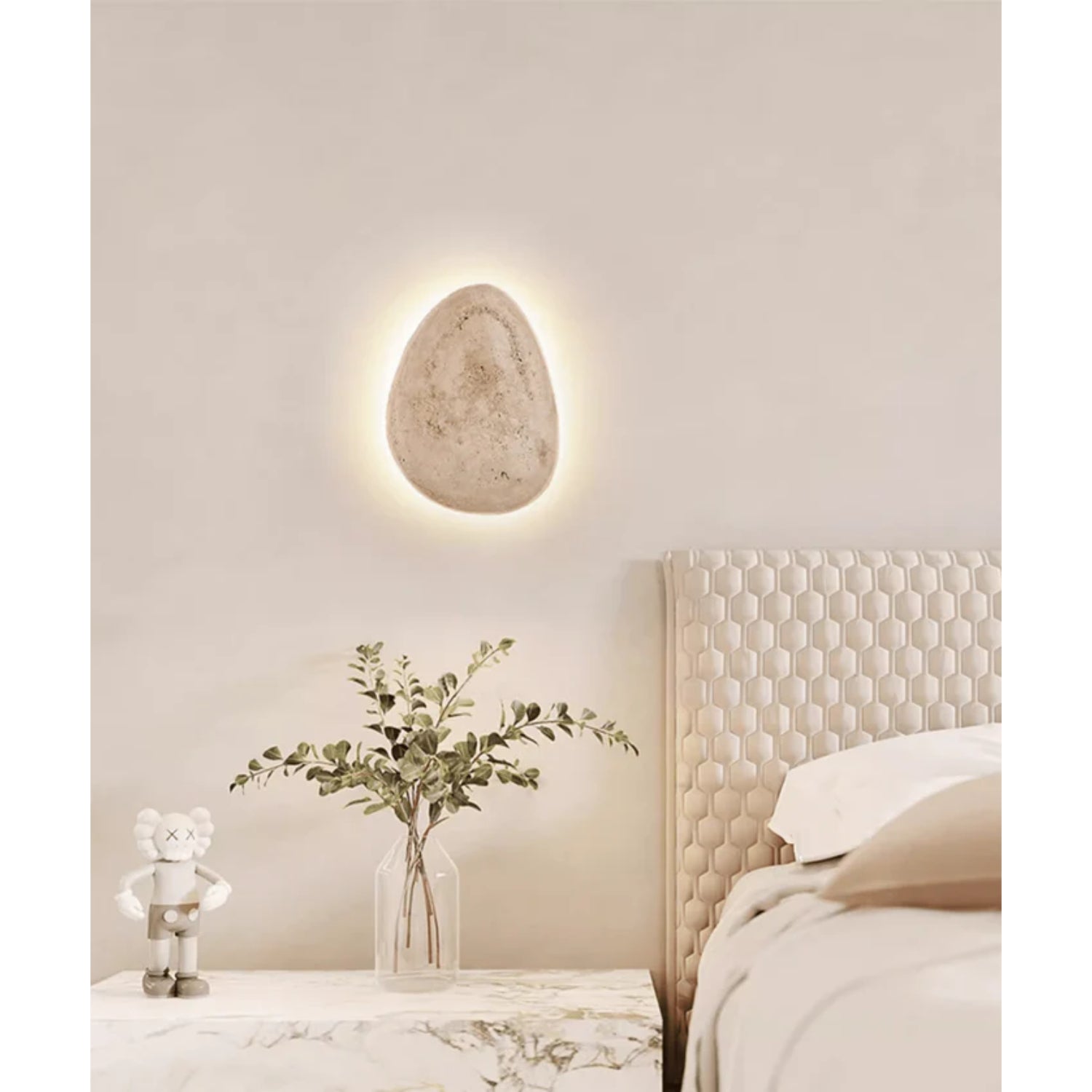 Tarovo Natural Stone Wall Light