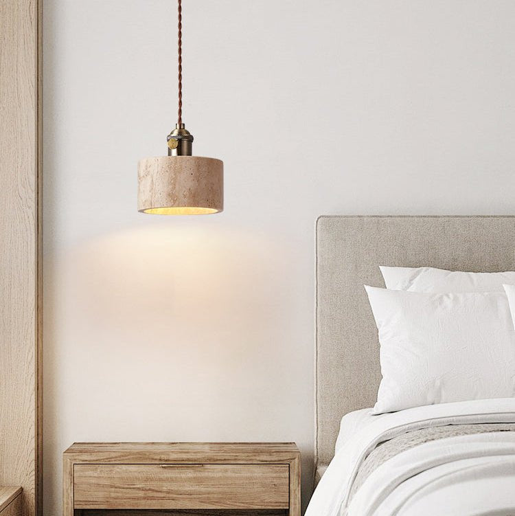 Cellos Travertine Pendant Light