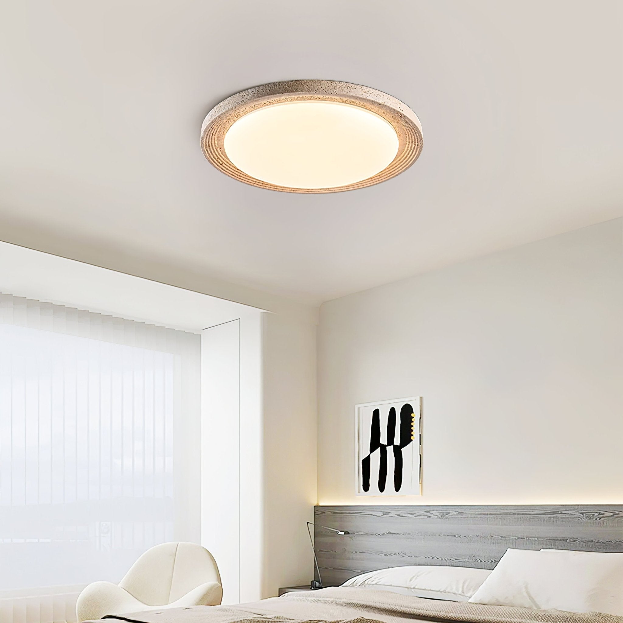 Telmalun Natural Stone Ceiling Light