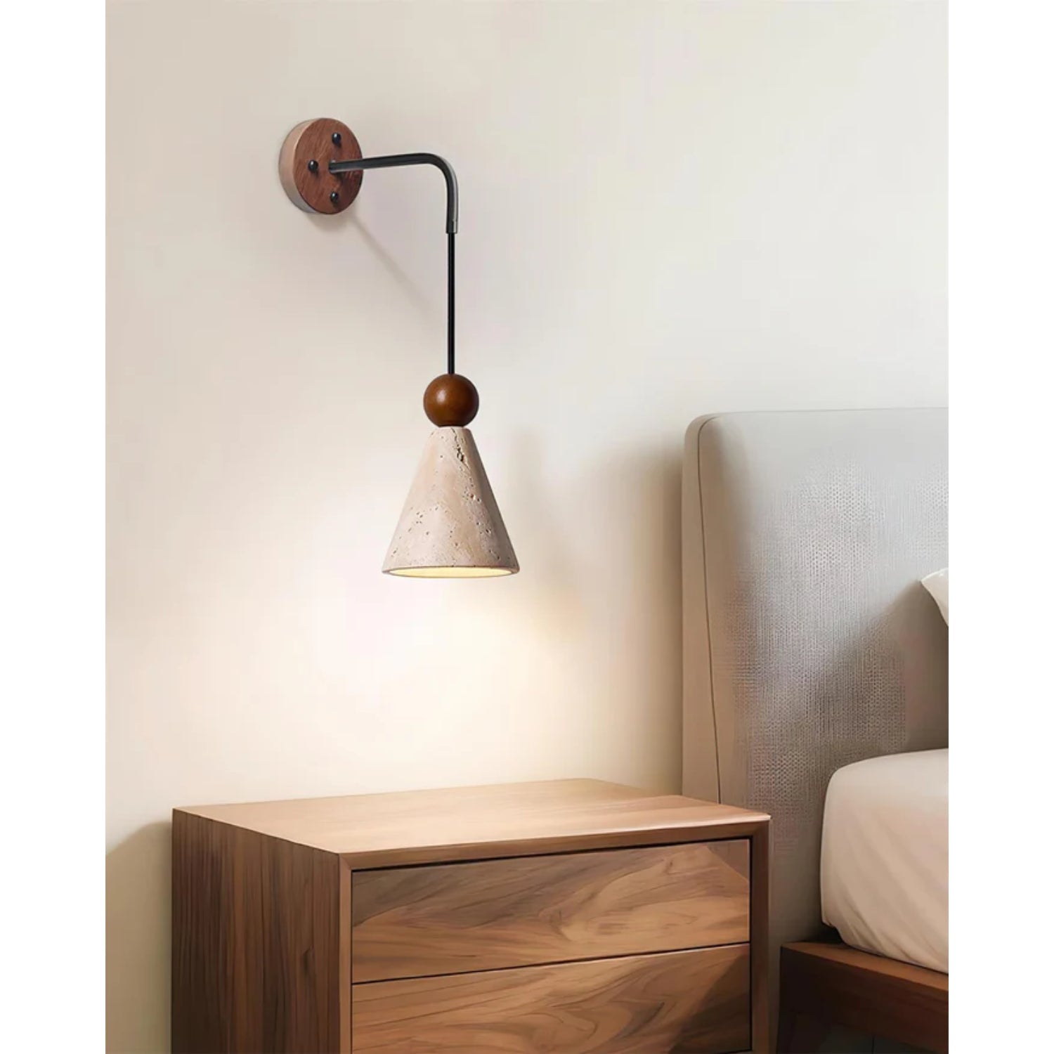 Tevvano Travertine Wall Light