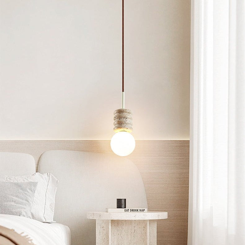 Fenora Travertine Pendant Light