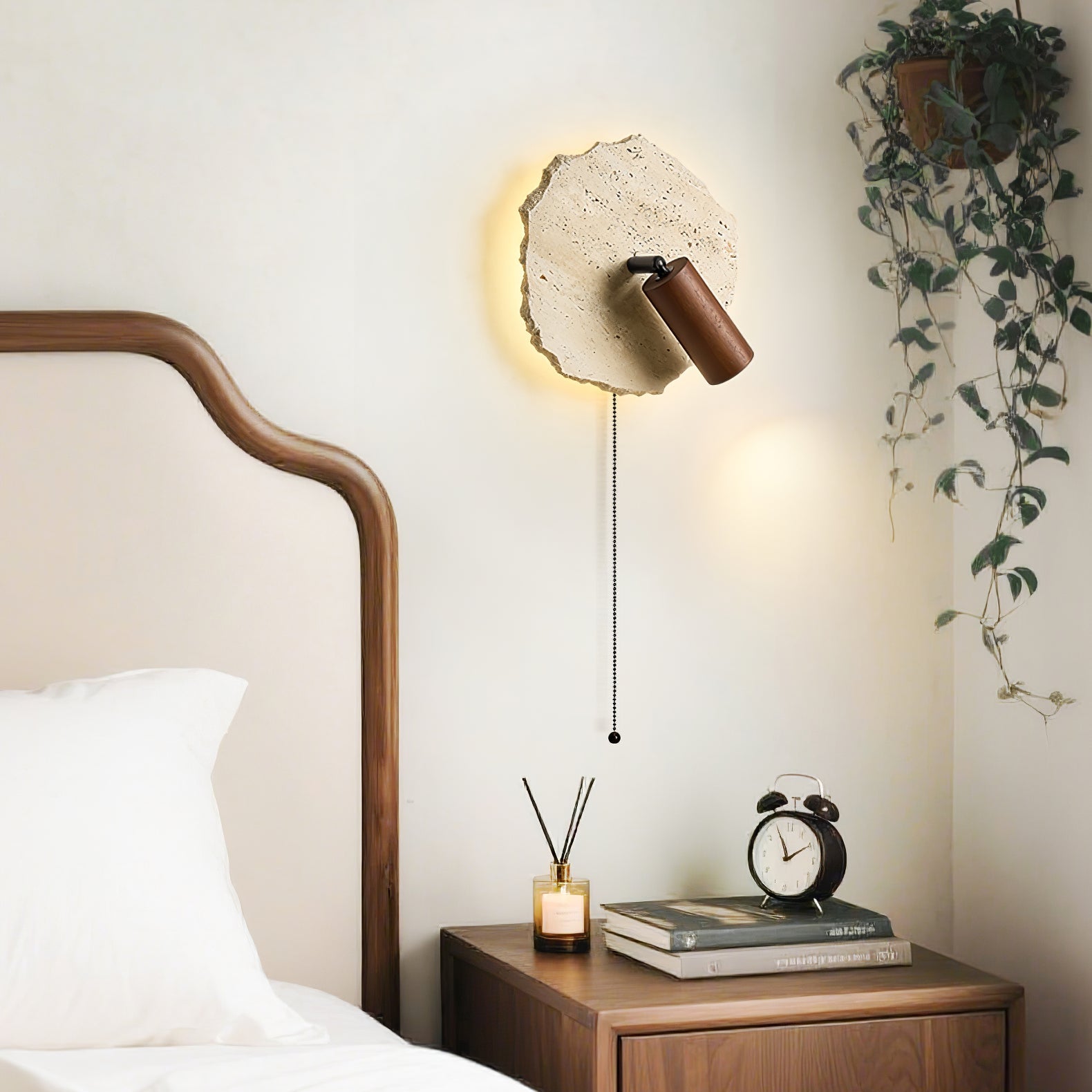 Telahos Travertine Wall Light