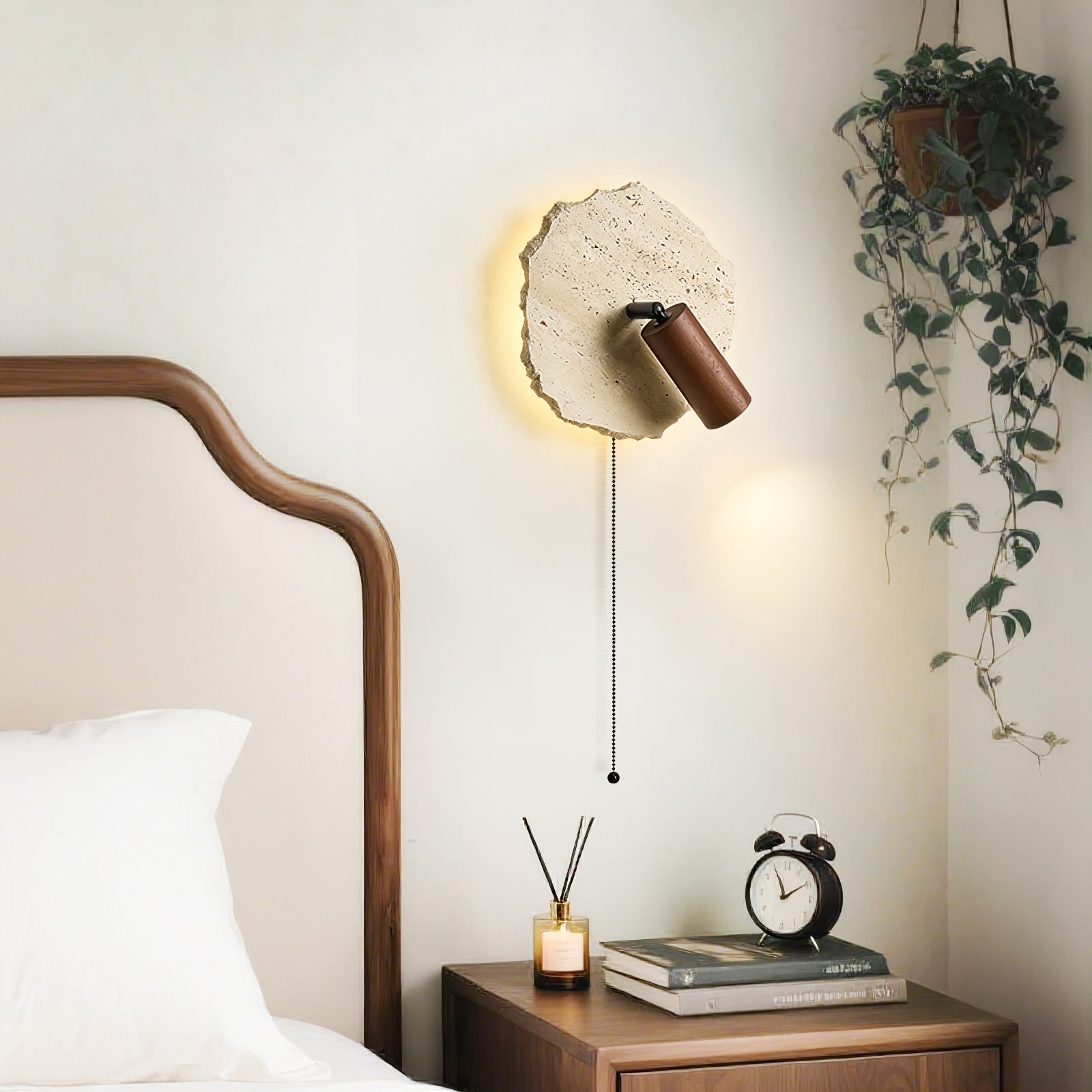 Telahos Travertine Wall Light