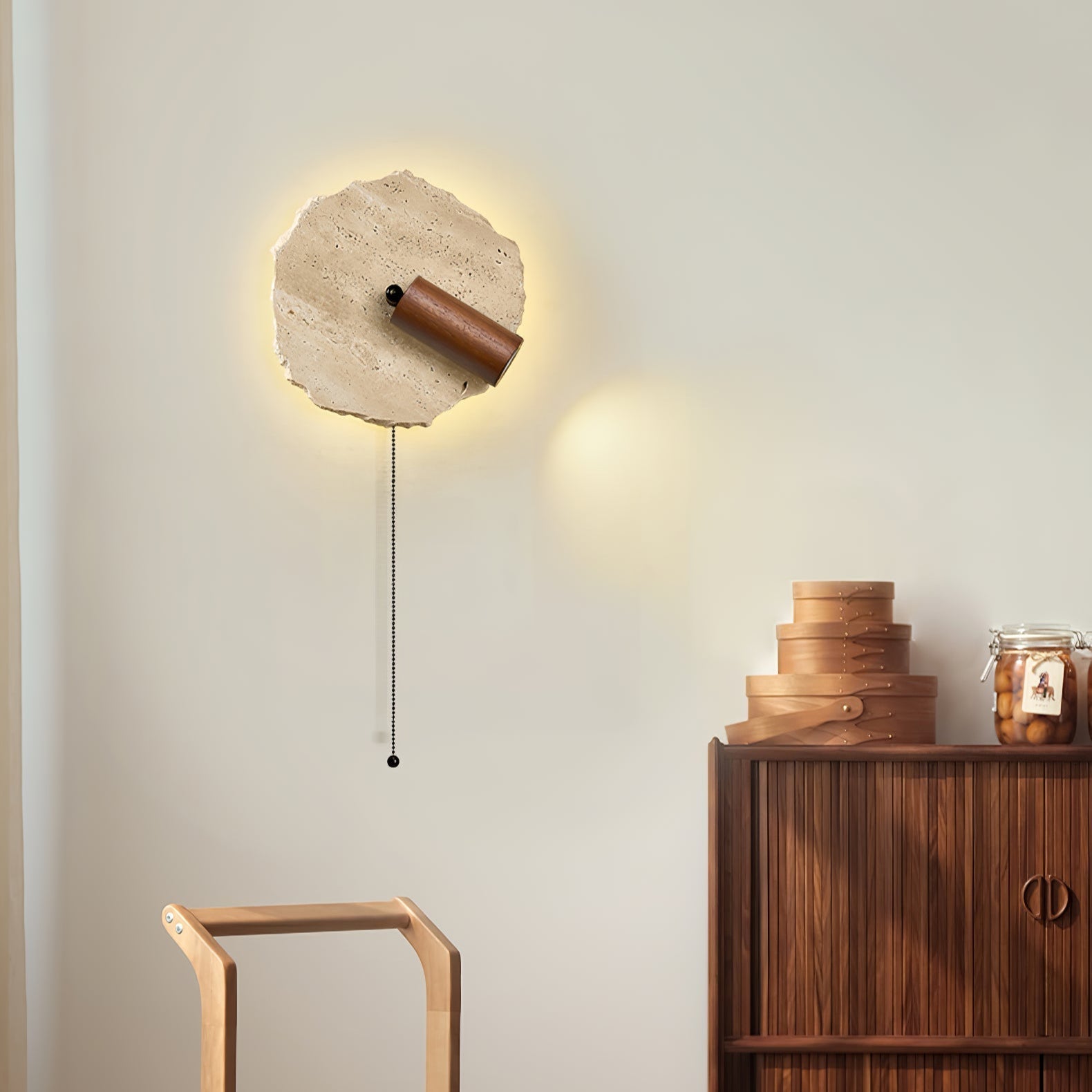 Telahos Travertine Wall Light