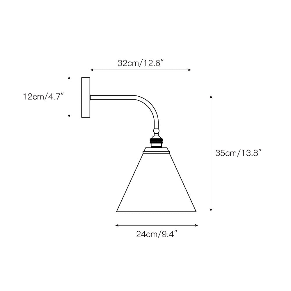 Yarmereay Cone Wall Light