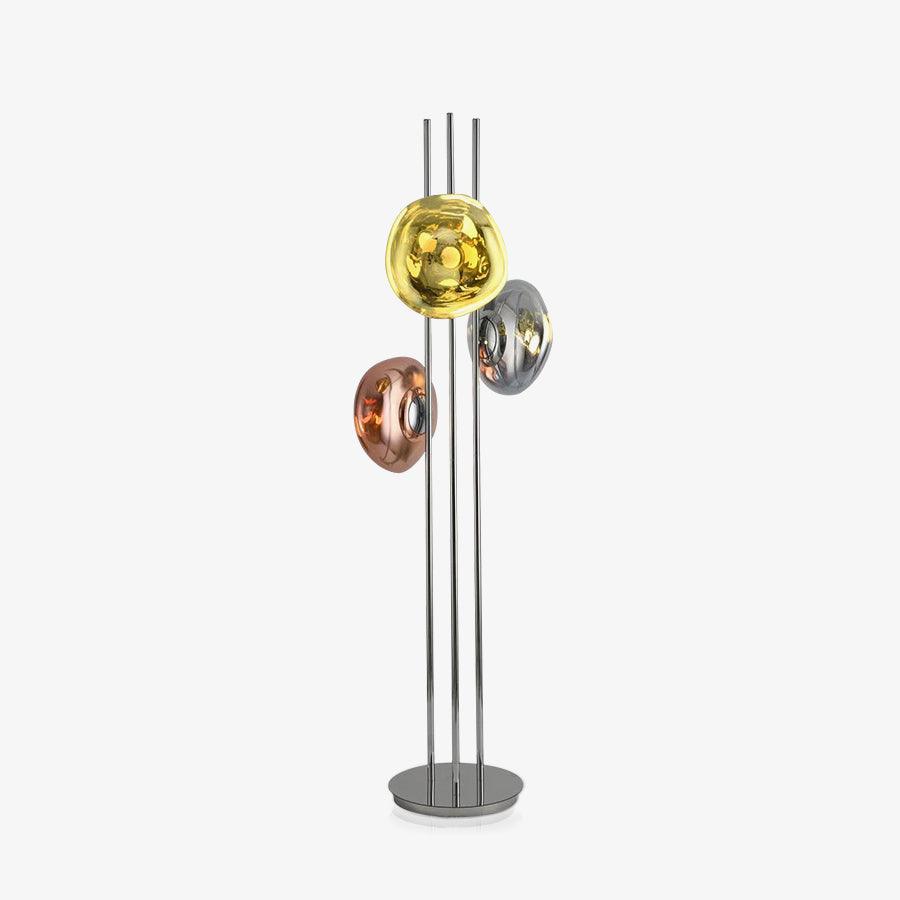 Triple Syrlion Orb Floor Lamp