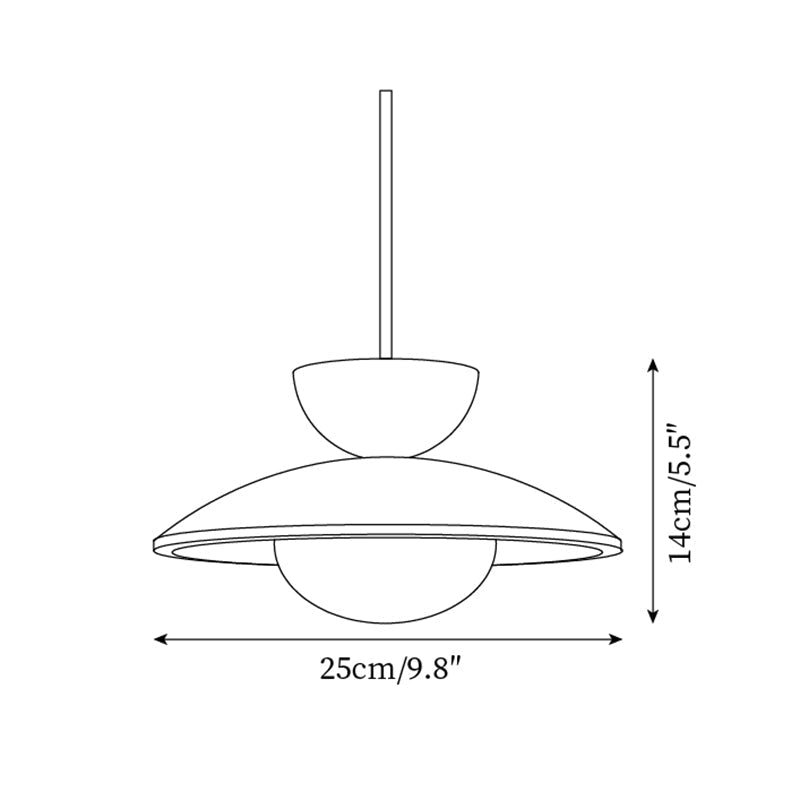Laveris Travertine Pendant Light