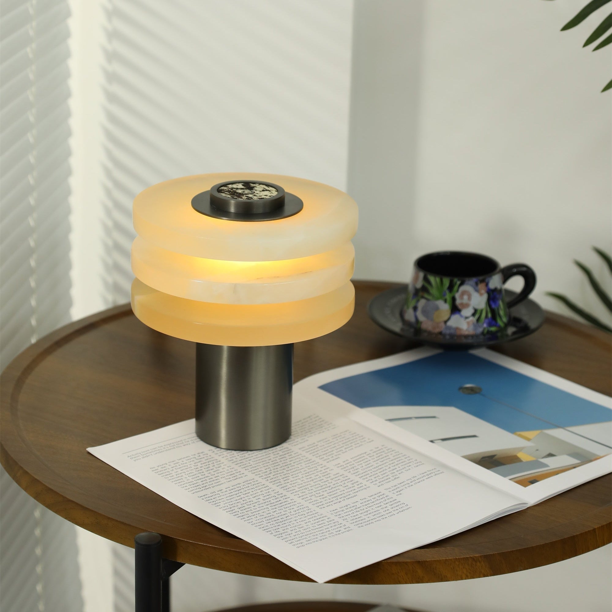Lebosik Three-Tiered Table Lamp