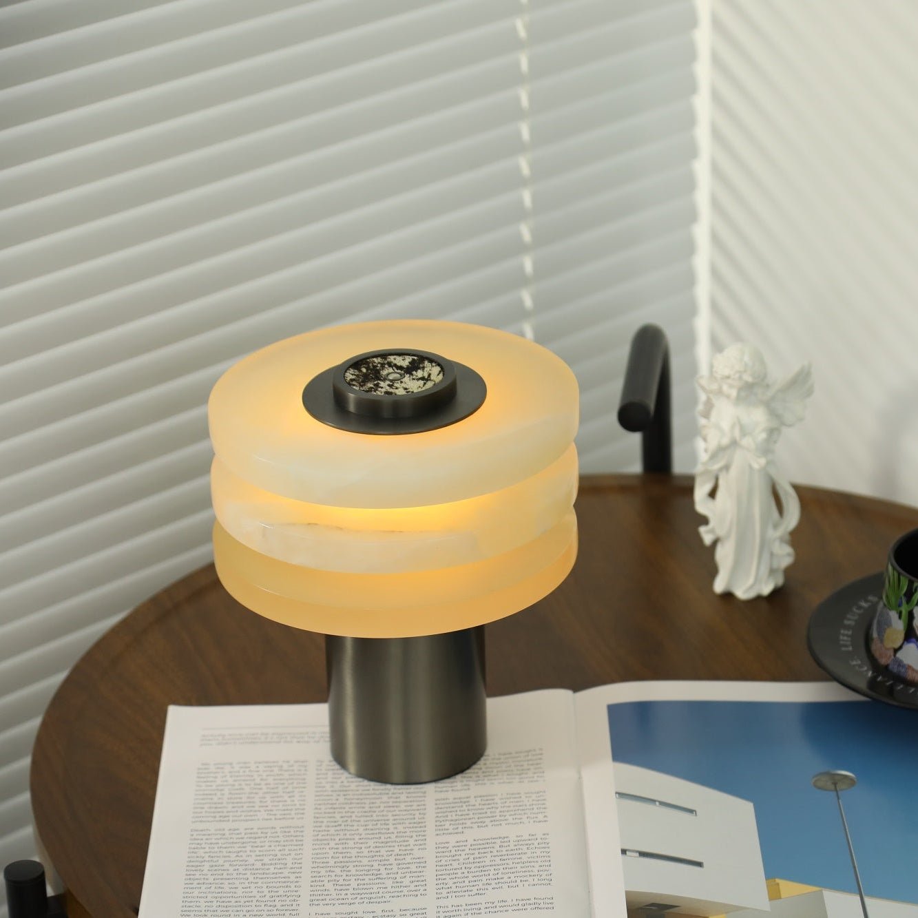 Lebosik Three-Tiered Table Lamp