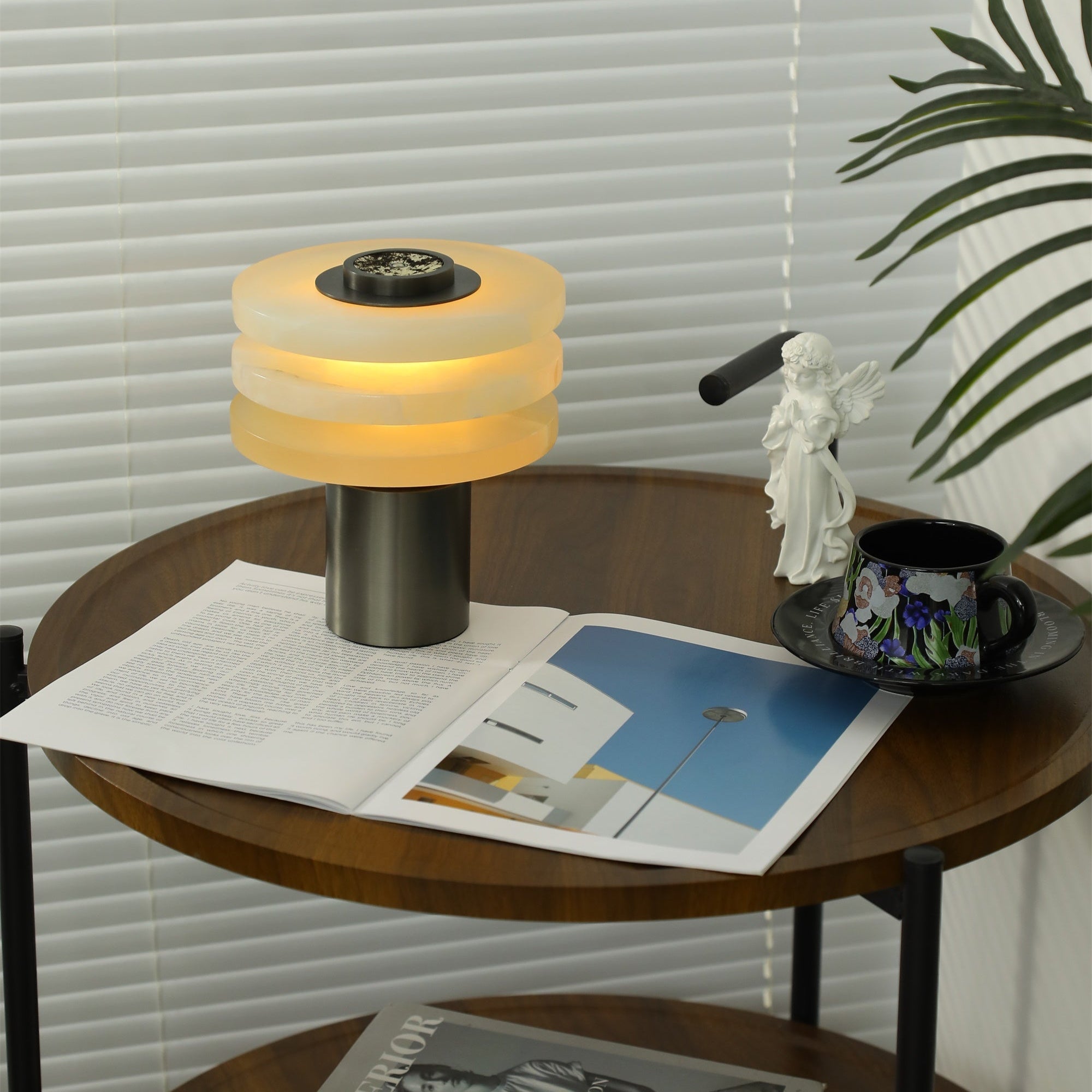 Lebosik Three-Tiered Table Lamp