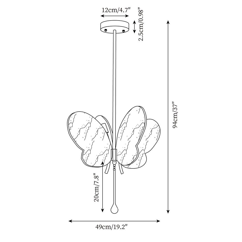 Tiffany Butterfly Pendant Light