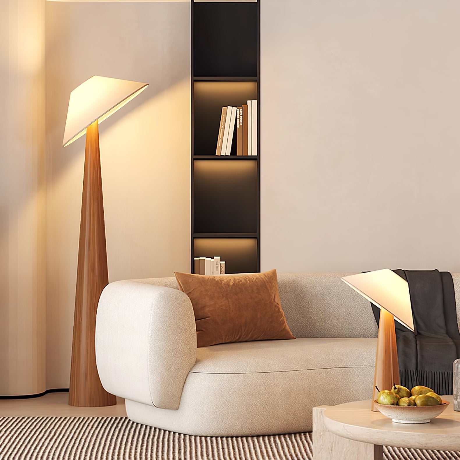 Hatilt Wooden Table Lamp