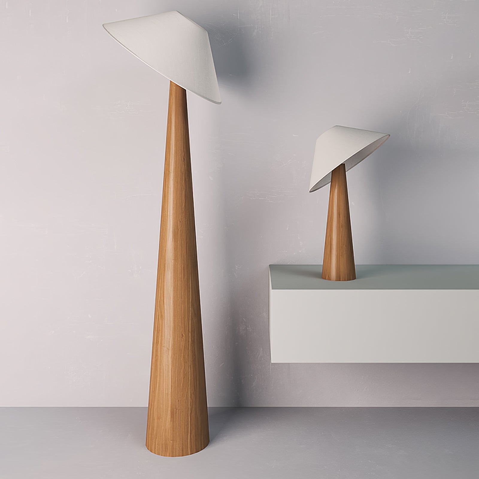 Hatilt Wooden Table Lamp